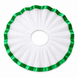 Saia de Tule Branca e Verde