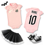 Body Rosa Personalizado do Santos