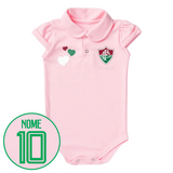 Body Rosa Personalizado do Fluminense