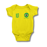 Body Personalizado do Brasil Amarelo
