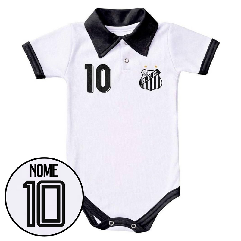 Body Polo Personalizado do Santos