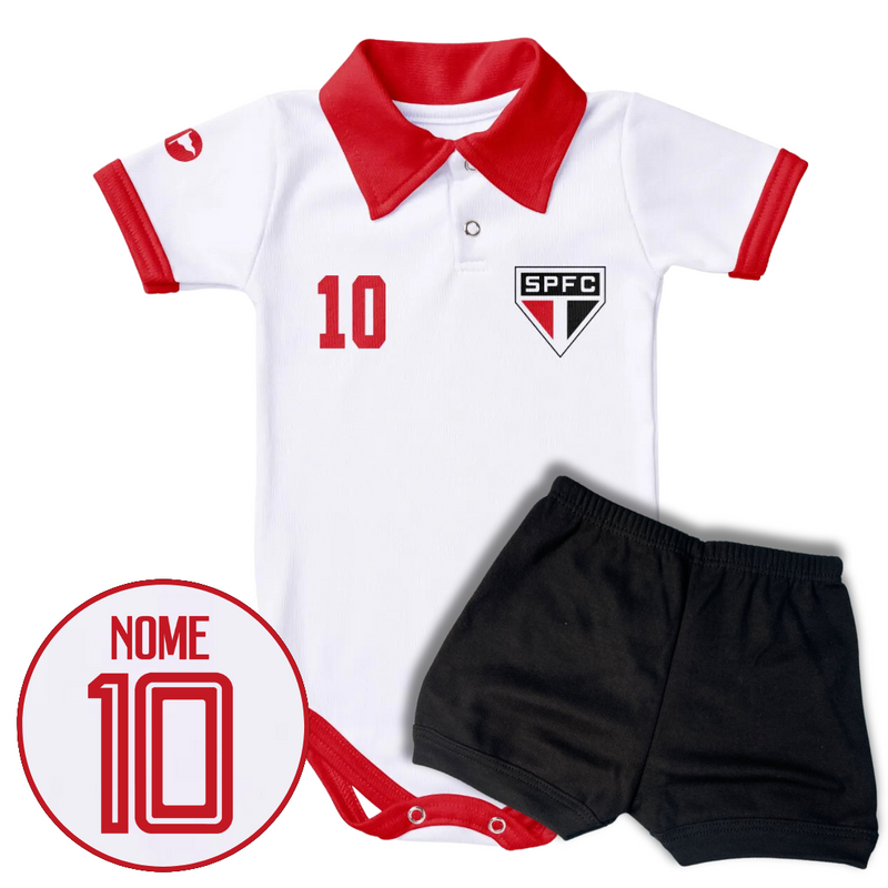 Kit Body e Shorts/Calça Personalizado do São Paulo