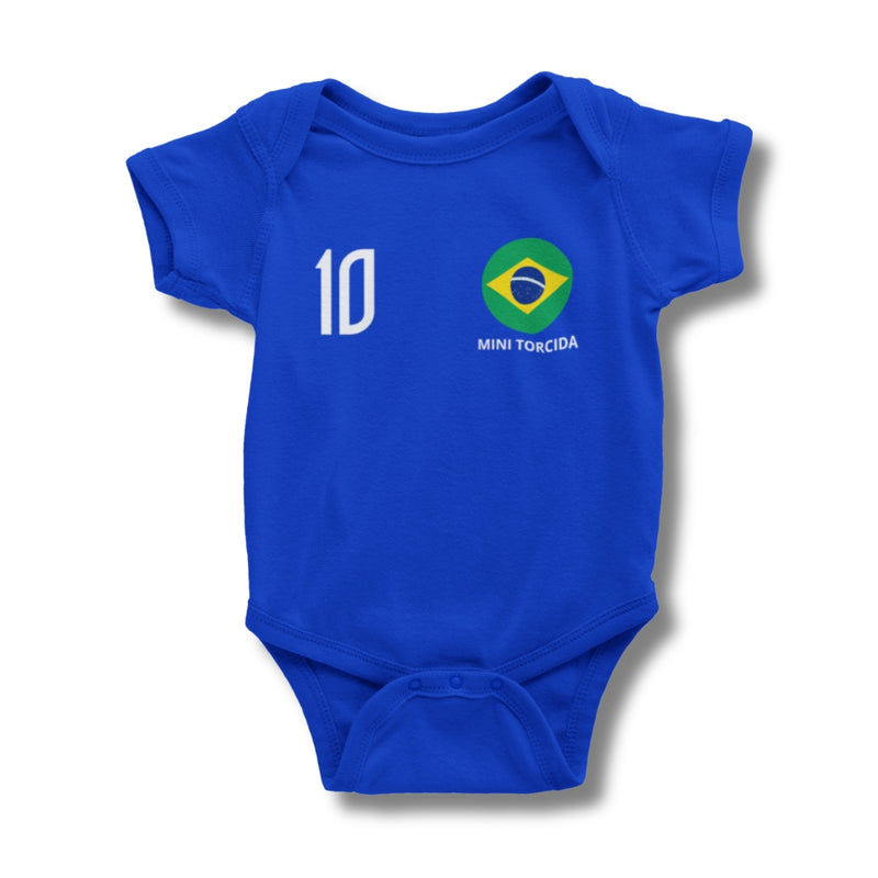 Body Personalizado do Brasil Azul - Edição Neymar Jr