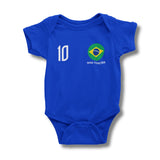 Body Personalizado do Brasil Azul - Edição Neymar Jr