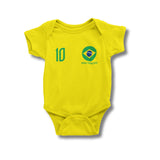 Body Personalizado do Brasil Amarelo - Edição Neymar Jr