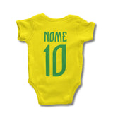 Body Personalizado do Brasil Amarelo
