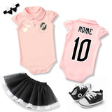 Body Bebê Rosa Vasco – Personalizado com Nome e Número