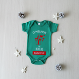 Body O Melhor Presente de Natal Sou Eu - Verde