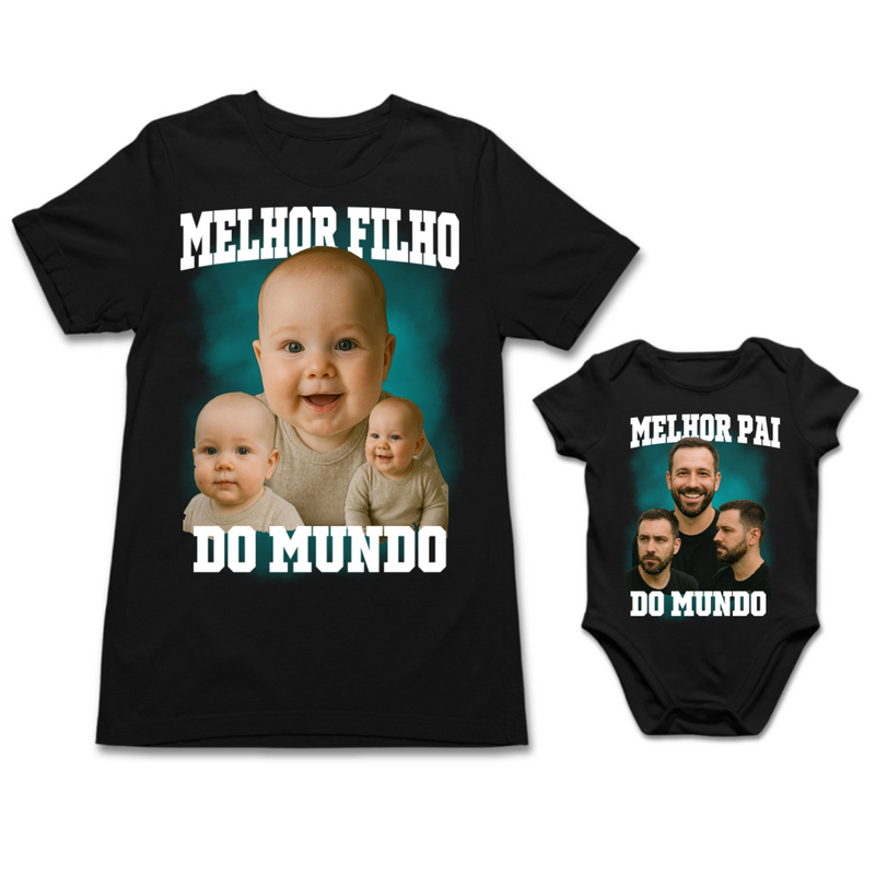 Kit Personalizado Melhor Pai/ Mãe/ Filho/ Filha do Mundo