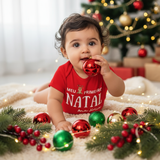 Body Meu Primeiro Natal com Nome