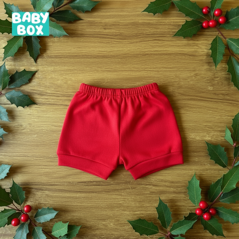 Kit Luxo Unissex Meu Primeiro Natal Personalizado com Nome