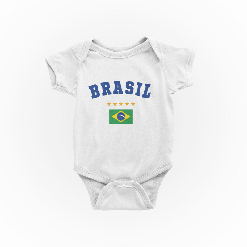 Body Letreiro Brasil - Branco