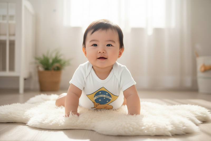 Body Rumo ao Hexa Cachorro Caramelo - Branco