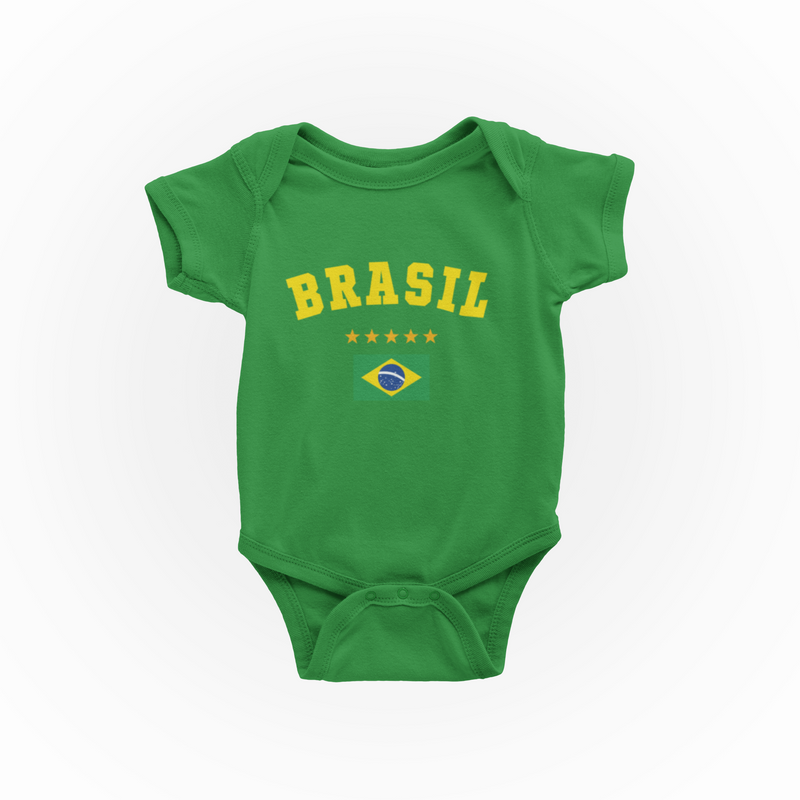 Body Letreiro Brasil - Verde