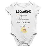 Body Nome com Significado - Leonardo