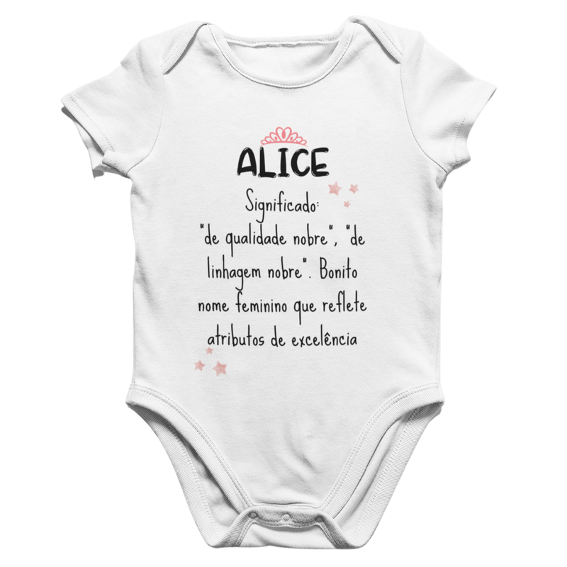 Body Nome com Significado Alice