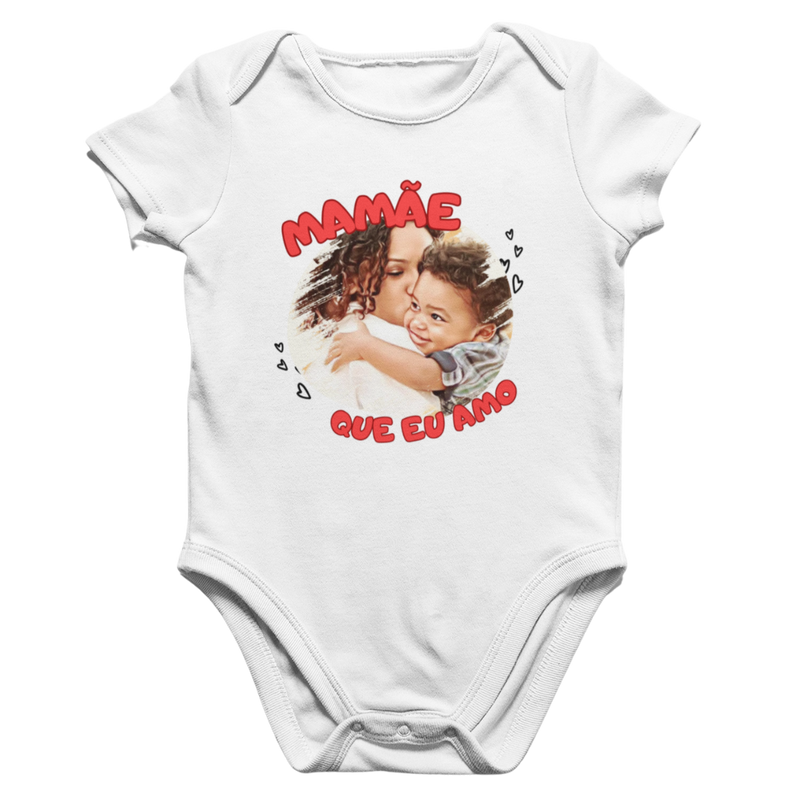 Body de Bebê Com Foto