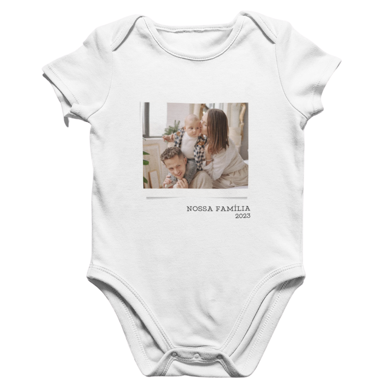 Body Bebê Com Foto
